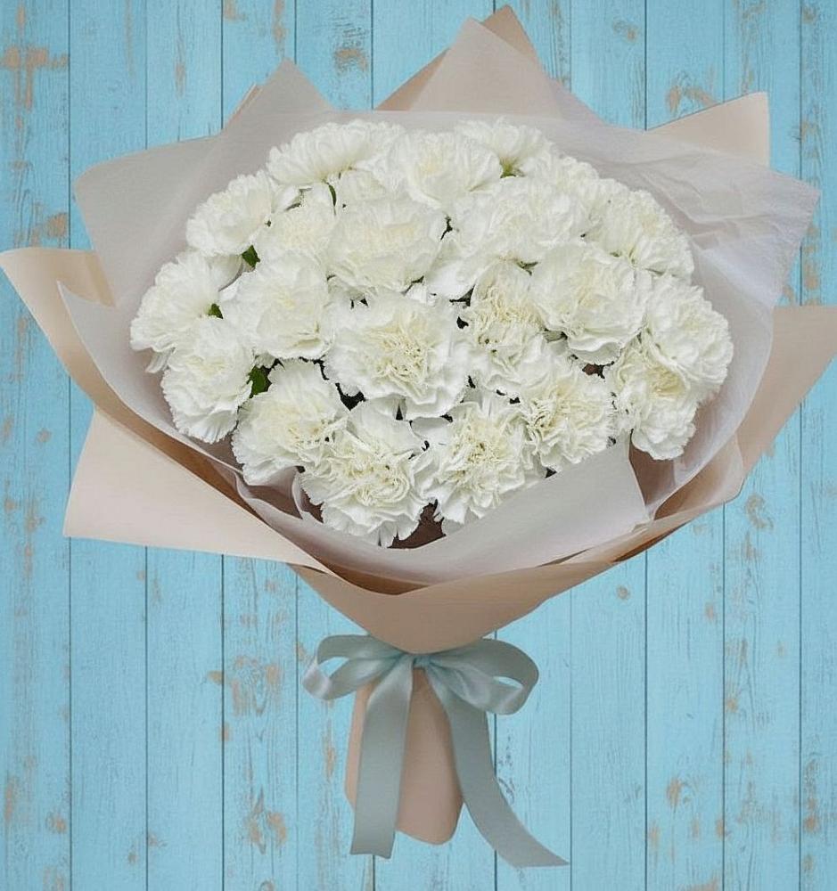 Букет цветов из: Гвоздики в Ловцы