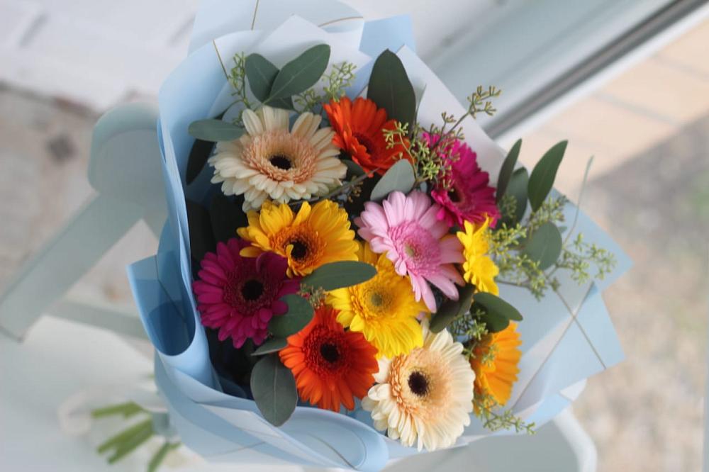 Букет цветов из: Герберы в Ловцы