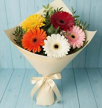 Букет цветов из:  Герберы #REPLACE_PRED# Ловцы