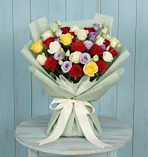 Букет цветов из:  Розы в Ловцы