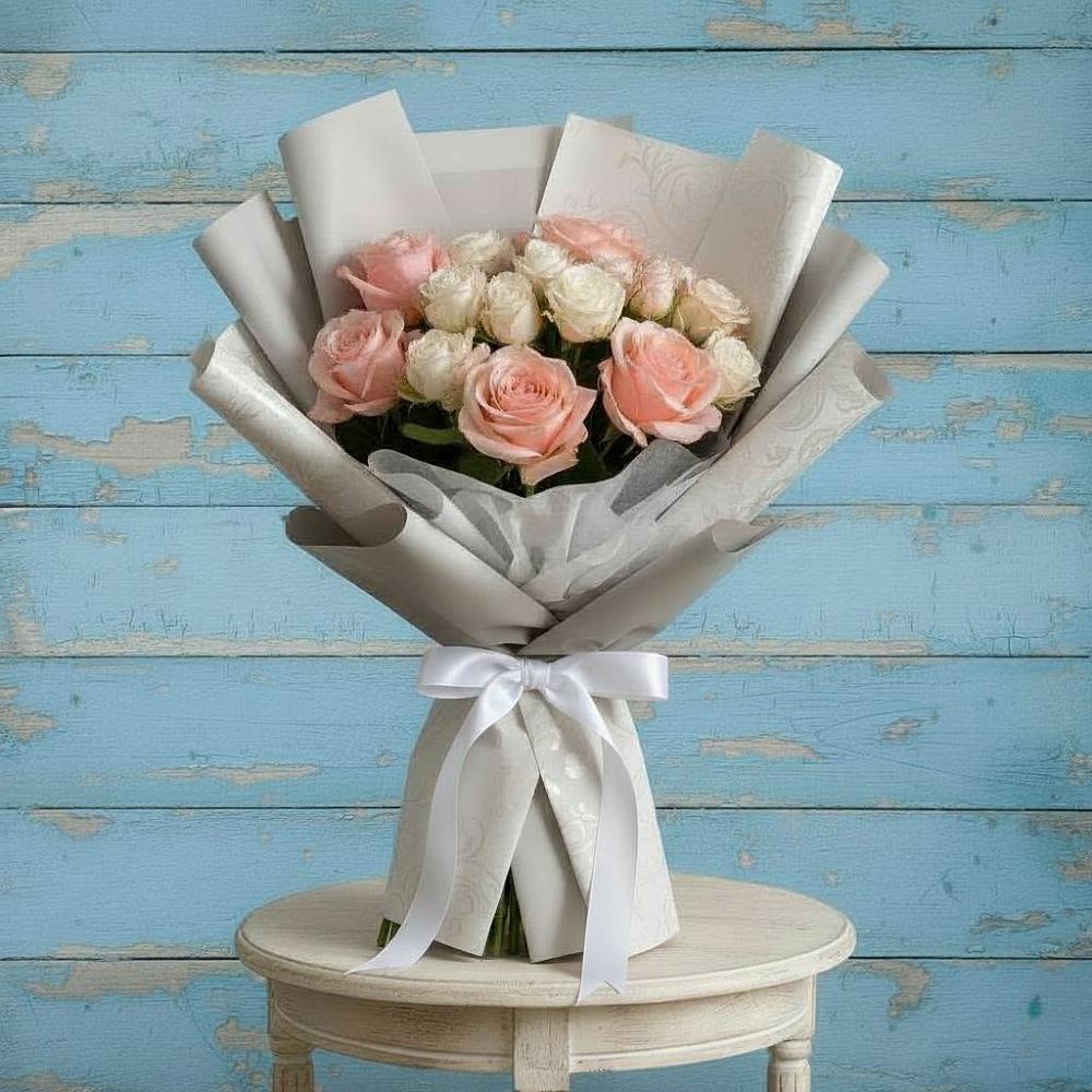 Букет цветов из: Розы в Ловцы