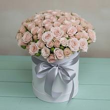 Цветочная композиция из Розы в шляпной коробке #REPLACE_PRED# Ловцы