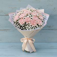 Букет цветов из:  Гвоздики в Ловцы