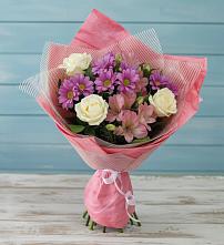 Букет цветов из:  Герберы в Ловцы