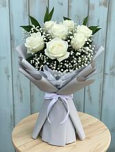 Букет цветов из:  Розы в Ловцы