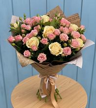 Букет цветов из:  Розы в Ловцы