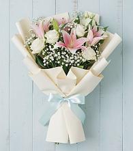 Букет цветов из:  Лилии в Ловцы