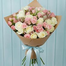 Букет цветов из:  Розы в Ловцы